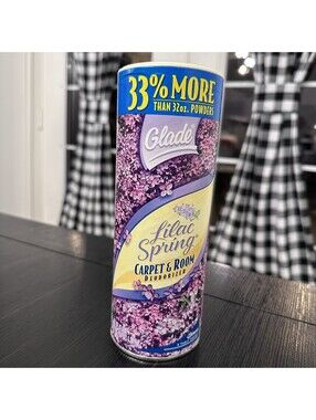 Vintage Glade Lilac Spring Carpet Room Deodorizer 33% More 2001 Factory Sealed